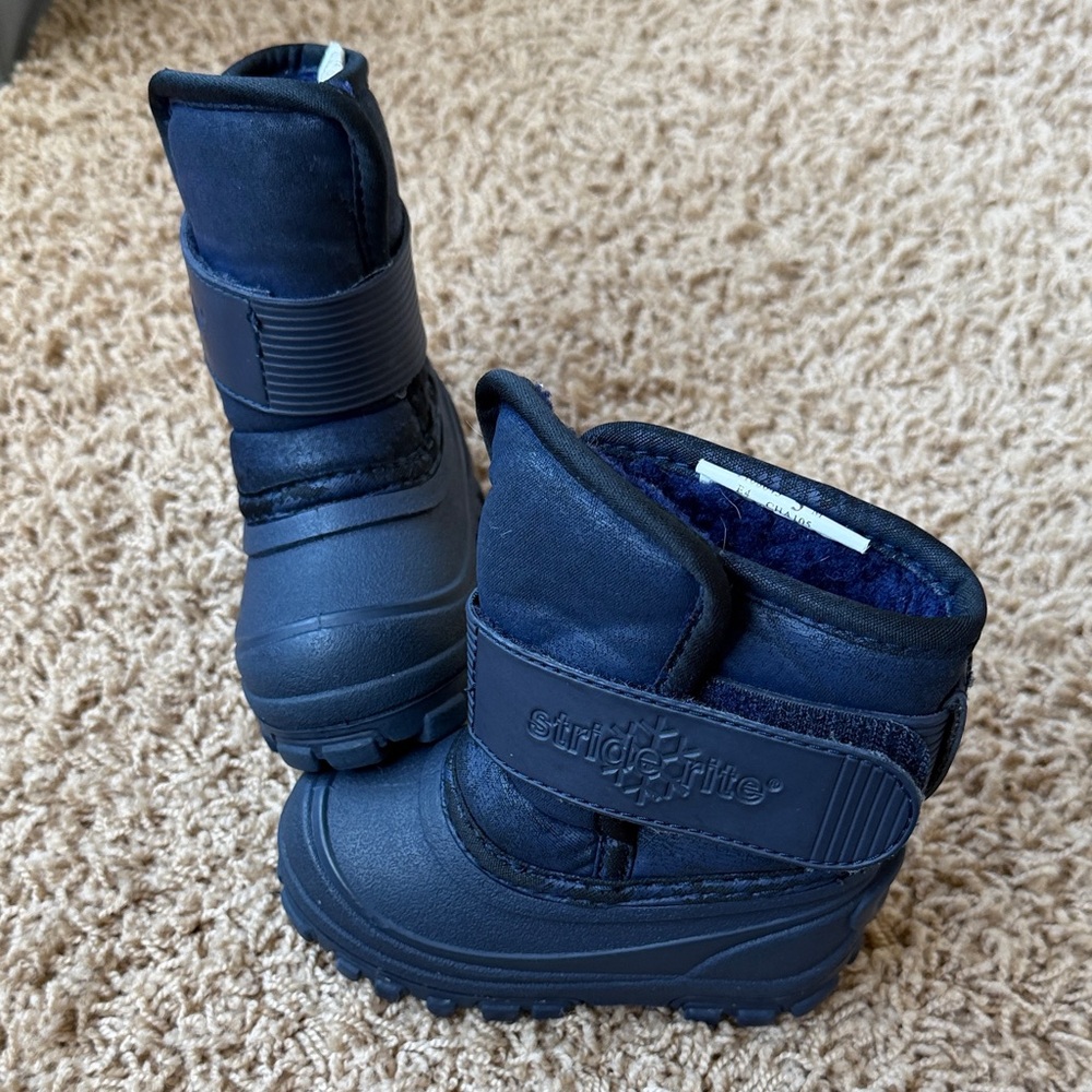 Stride Rite Toddler Blue Winter Boots 5
